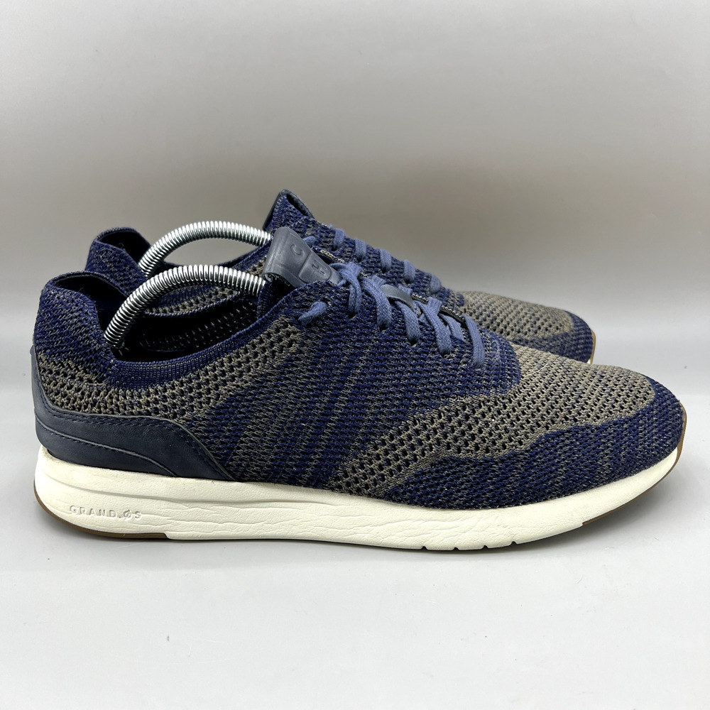 Cole Haan Grandpro‎ Stitchlite Shoes Men Size 10.5 Blue Lace Up Comfort Sneakers
